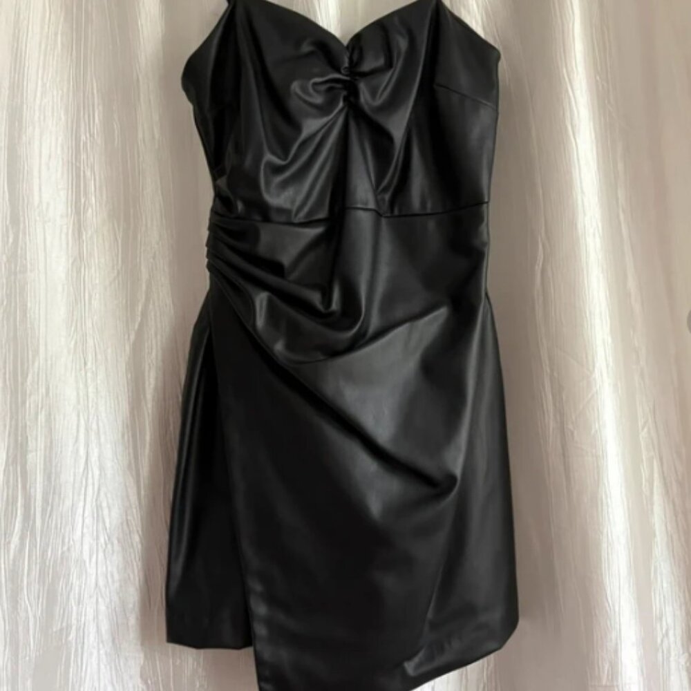 Zara pleather dress